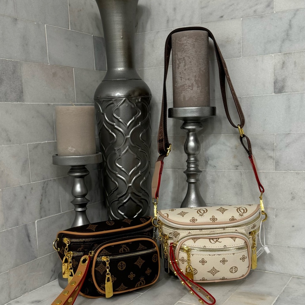 Stylish Black and White Crossbody Bags